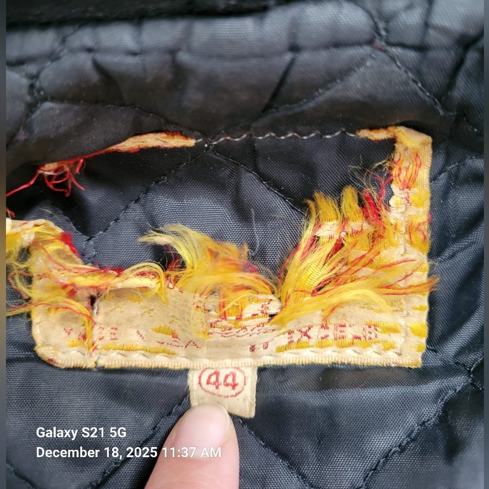Urban Outfitters Black Leather Jacket with Colorful Artistic Accents - Picture 2 of 11